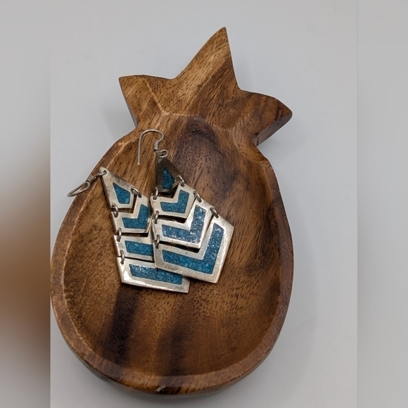 Vintage Pineapple Shaped Monkey Pod Wooden Trinket Dish - Picture 6 of 8